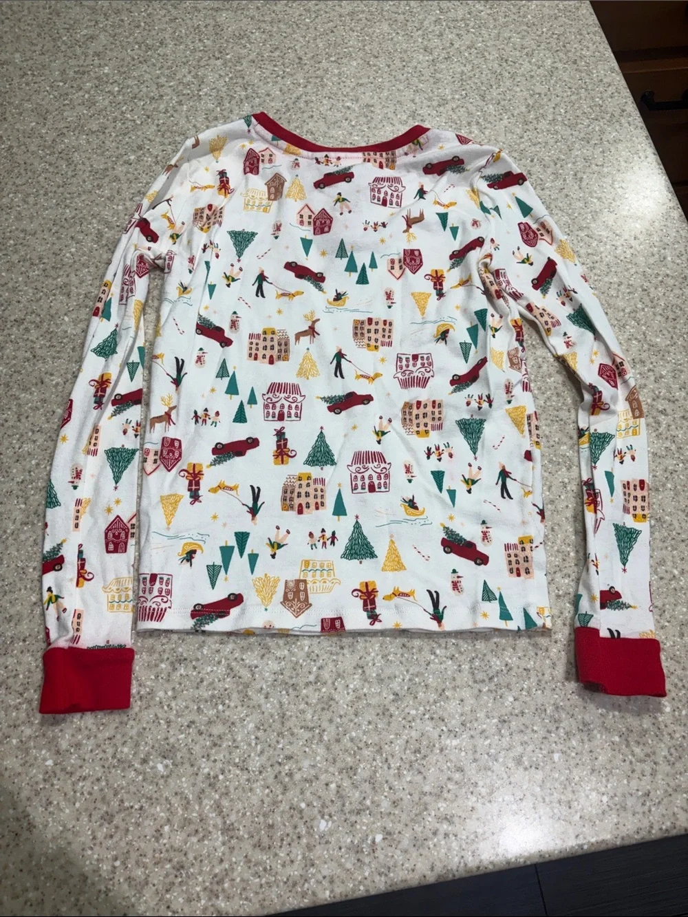 Lc by Lauren Conrad girls size 14 two piece Christmas pajamas 100% cotton